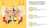 Stunning Best Restaurant PowerPoint Presentation Template 